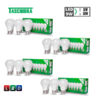 Lâmpada LED 9W 6500K Branco Frio Pack 6 Taschibra Kit 4 Unida