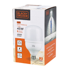 Lâmpada LED Alta Potência Bulbo Luz Branca 45W Black Decker Bivolt