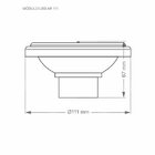 Lâmpada Led Ar111 10w 24° Modulo Dimerizável Taschibra Bivolt