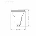 Lâmpada Led Ar70 4,8w 24° Gu10 Dimerizável Taschibra Bivolt 2