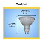 Lâmpada Led Ar70 Gu10 7w 3000k Branco Quente Bivolt