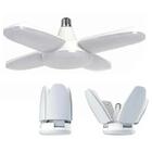 Lâmpada Led Articulada Pétala Dobrável Mata Mosquito Branco