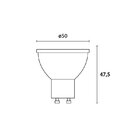 Lâmpada Led Blumenau Dicroica 4,8w Bivolt Gu10 2500k Luz Amar