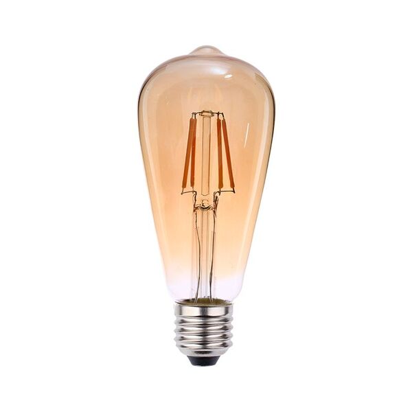 Lâmpada Led Blumenau Filamento Pera St64 4w E27 Bivolt - Único