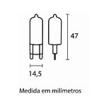 Lâmpada Led Blumenau Halopin 2,5w G9 2700k Luz Amarela 220v
