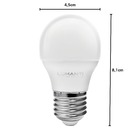Lâmpada Led Bolinha 4w Bivolt E27 7200k Lumanti