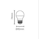 Lâmpada Led Bolinha G45 4,9w Luz Quente 3000k Bivolt