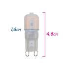 Lâmpada Led Branco Frio 110v Halopin G9 3w Profissional Brilh