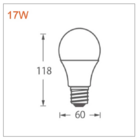 Lâmpada Led Bulbo 17w 6500k - Osram