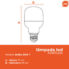 Lampada Led Bulbo 30w - Fortled