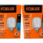 Lampada Led Bulbo 40w 6500 K Foxlux Bivolt Kit 02 Und