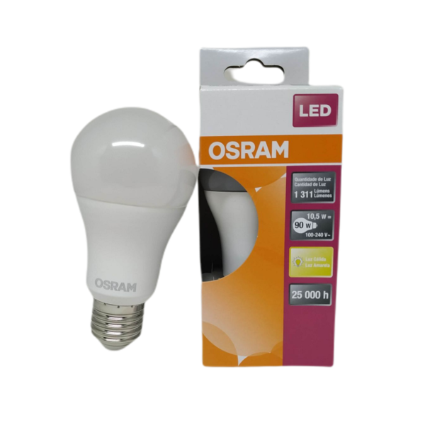 Lampada Led Bulbo E27 10,5w Amarela Osram