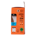 Lâmpada Led Bulbo Foxlux E-27 15w Bivolt 6500k Kit 3 Un