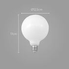 Lâmpada Led Bulbo G125 Latte 8w 2400k 32849 Opus St2647