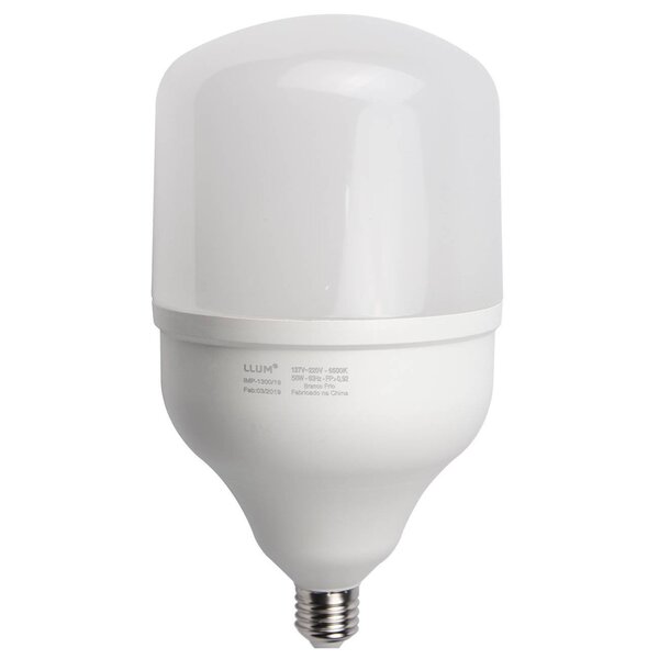 Lâmpada Led Bulbo High Llum 50w Luz Branca 6500k Bivolt