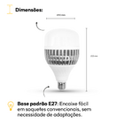 Lampada Led Bulbo Hp 100w 6500k Branco Frio E27 110v/220v Biv