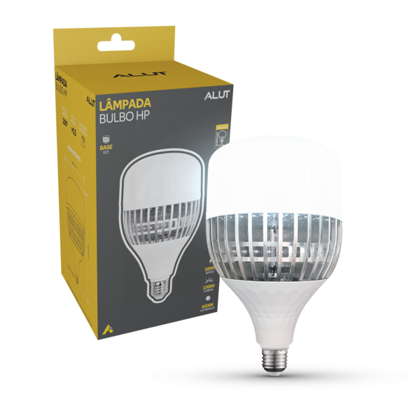 Lampada Led Bulbo Hp 200w 6500k Branco Frio Bivolt E27 Cod: A