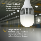 Lampada Led Bulbo Hp 80w 6500k Branco Frio Bivolt E27 Cod: Al