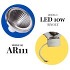 Lâmpada Led Cob Ar111 10w 720lm Gu10  Luz Focada E Versátil -
