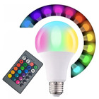 Lampada Led Colorida 16 Cores Rgb 9w Controle Remoto Bulbo E2