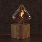 Lâmpada LED de Filamento Coração Luz Amarela 4W GMH Bivolt