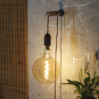 Lâmpada LED de Filamento Globo Luz Amarela 4W Elgin Bivolt