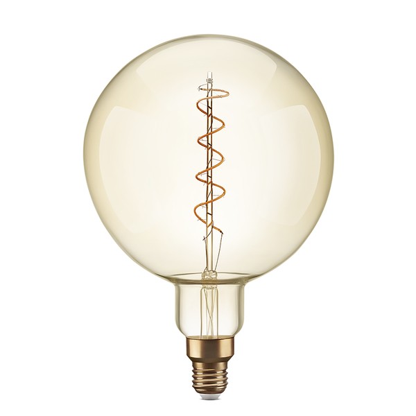 Lâmpada LED de Filamento Globo Luz Amarela 4W Elgin Bivolt