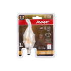 Lâmpada LED de Filamento Vela Chama Luz Âmbar 2W Avant 127V (110V)
