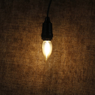 Lâmpada LED de Filamento Vela Chama Luz Âmbar 2W Avant 127V (110V)
