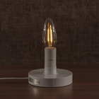 Lâmpada LED de Filamento Vela Luz Âmbar 2W Elgin 127V (110V)