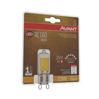 Lâmpada LED de Filamento Cápsula Luz Âmbar 2W Avant 127V (110V)