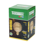 Lâmpada LED de Filamento Globo Luz Âmbar 2W Taschibra Bivolt