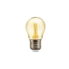 Lâmpada LED de Filamento Bolinha Luz Âmbar 2W Elgin Bivolt