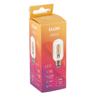 Lâmpada LED de Filamento Tubo Luz Âmbar 4W Elgin Bivolt