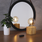 Lâmpada LED de Filamento Bulbo Luz Âmbar 4W G95 Gaya Bivolt