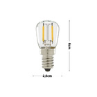 Lâmpada LED de Filamento Bulbo Luz Branca 2W GMH 220V