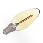 Lâmpada LED de Filamento Vela Luz Âmbar 2W 127V (110V) Elgin