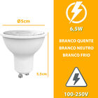 Lâmpada Led Dicróica Mr16 Gu10 Foco Fixo Bivolt 6 5w Branco N