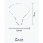 Lâmpada Led Dimerizável Ar70 Alto Irc 12º 8w Amarela - Save E