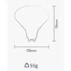 Lâmpada Led Dimerizável Ar70 Alto Irc 12º 8w Amarela - Save E