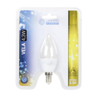 Lâmpada LED Dimerizável Vela Luz Amarela 4,3W Luminatti Bivolt