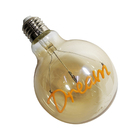 Lampada Led Dream Vintage Mensagem 4w Branco Quente Casa Come