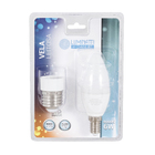 Lâmpada LED E14 Leitosa Vela Luz Neutra 6W Luminatti Bivolt