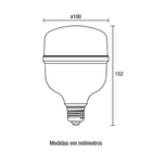 Lâmpada LED E27 Bulbo Gigante 50W 4000lm Branco Bivolt Blumenau Iluminação