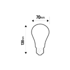 Lâmpada LED E27 Bulbo 20W 1350lm Amarelo Bivolt Lexman