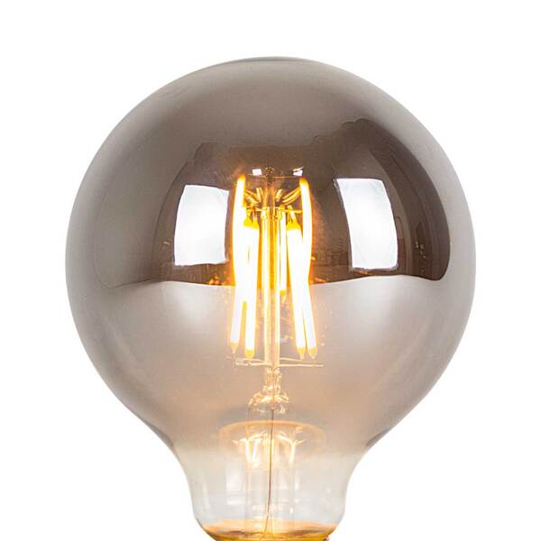 Lâmpada Led Espelhada Vintage Fumê 4w G95 Ds9700 St1904