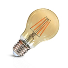 Lâmpada Led Filamento Bulbo A60 4w Bivolt 2400k Luz Amarela