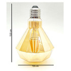 Lâmpada Led Filamento G95d 6w 2300k