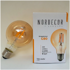 Lâmpada Led Filamento Nordecor G80 4w E27 Bivolt