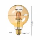 Lâmpada Led Filamento Nordecor G95 4w E27 Bivolt